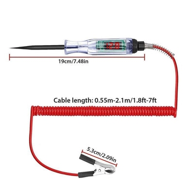 Digital Electric Voltage Circuit Tester Automotive Test Light Car