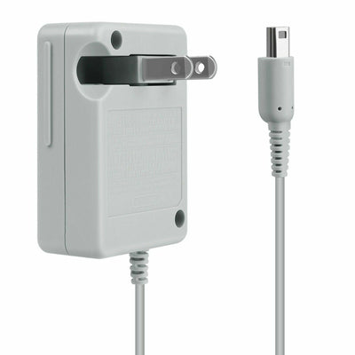 New AC Adapter Home Wall Charger Cable for Nintendo DSi/ 2DS/ 3DS/ DSi image showing charger with plug and cable.