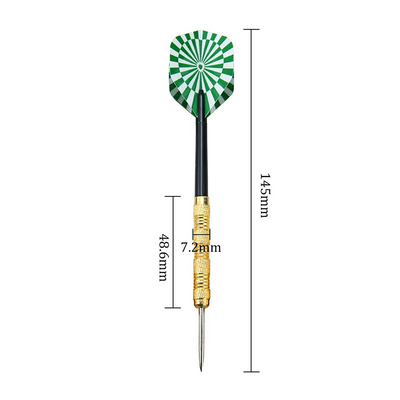 5 Sets (15Pcs) Steel Tip Professional Darts Set Darts Slim Barrel Dart