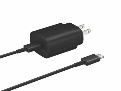25W Type USB-C Super Fast Wall Charger +6FT Cable For Samsung Galaxy