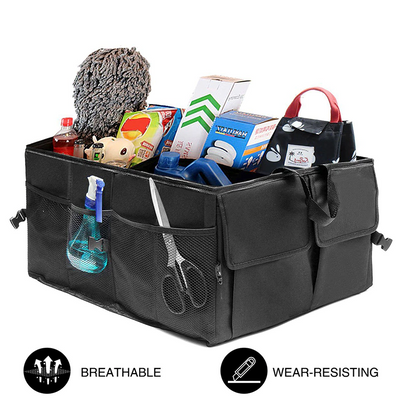 Trunk Cargo Organizer Folding Storage Collapse Bag Bin For Car Truck