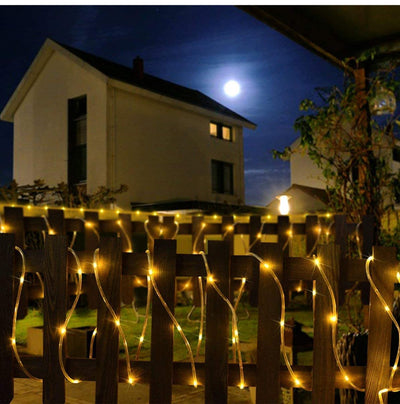 33FT 100 LED Strip Rope Light Tube String Outdoor Garden Party