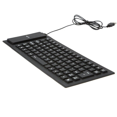Waterproof Silicone Keyboard Foldable Flexible USB Dustproof DirtProof