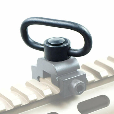 2PCS Heavy Duty Flush Push Button Quick Detach 1.25" Rifle QD Sling