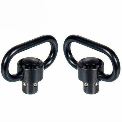 2PCS Heavy Duty Flush Push Button Quick Detach 1.25" Rifle QD Sling