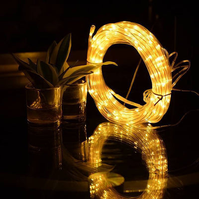 33FT 100 LED Strip Rope Light Tube String Outdoor Garden Party