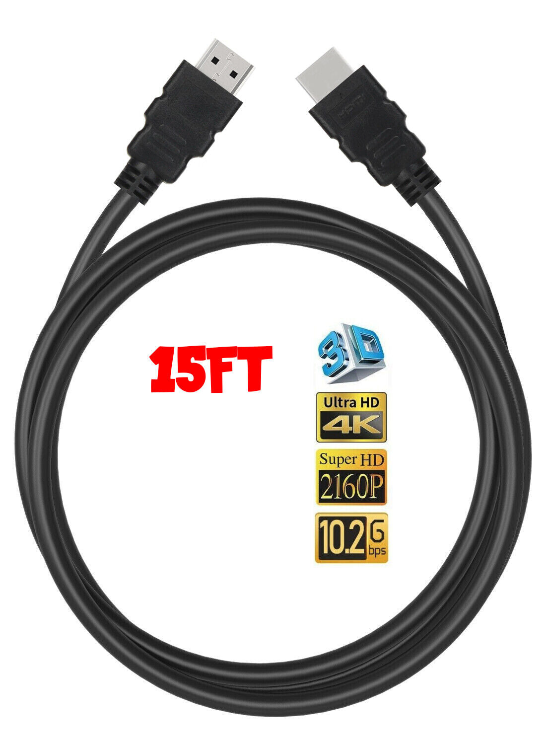 4K HDMI 2.0 Cable UHD HDTV Ultra HD High Speed 2160P HDR 60Hz 18Gbps