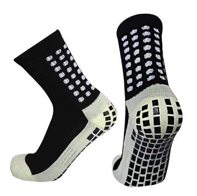3 Pair Sport Socks Anti Slip W/ Grip Soccer Men Football Basketball