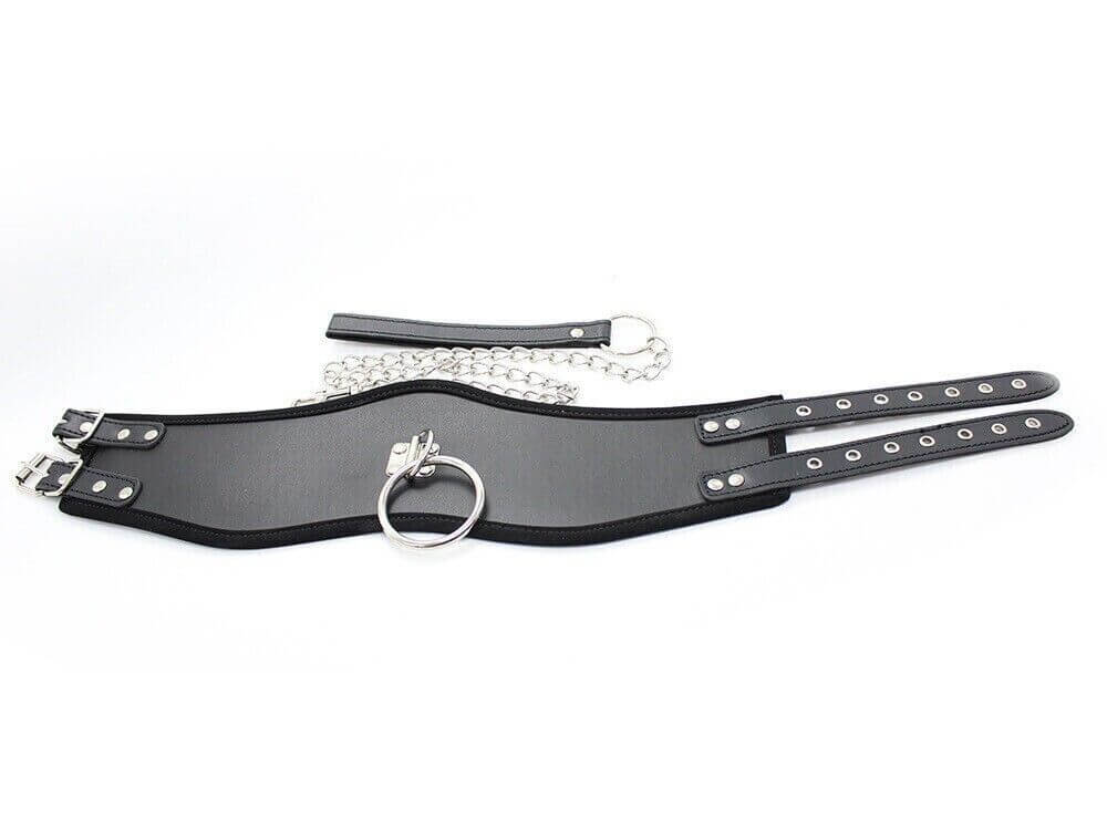 BDSM Bondage SM Kit Women Neck Collar Restraint Set Love Black Slave