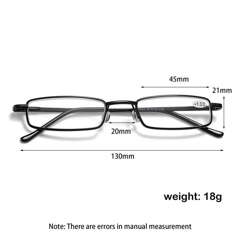Classic HD Spring Compact Reading Glasses Readers Travel Slim Design