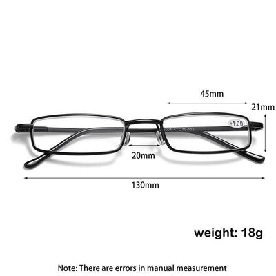 Classic HD Spring Compact Reading Glasses Readers Travel Slim Design