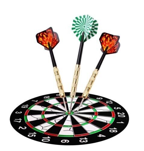 5 Sets (15Pcs) Steel Tip Professional Darts Set Darts Slim Barrel Dart
