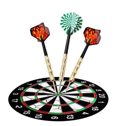 5 Sets (15Pcs) Steel Tip Professional Darts Set Darts Slim Barrel Dart