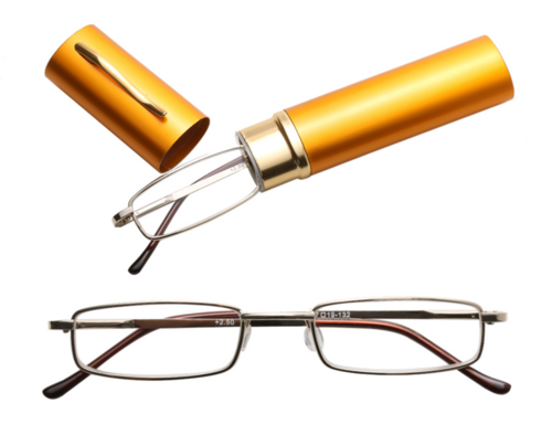 Classic HD Spring Compact Reading Glasses Readers Travel Slim Design