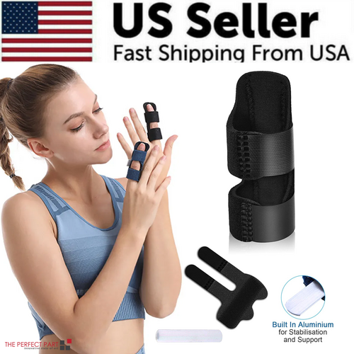 Adjustable Trigger Finger Splint Straightener Corrector Brace Support