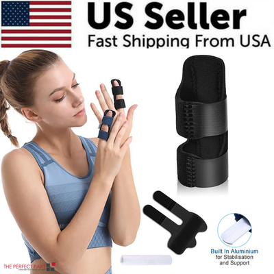 Adjustable Trigger Finger Splint Straightener Corrector Brace Support
