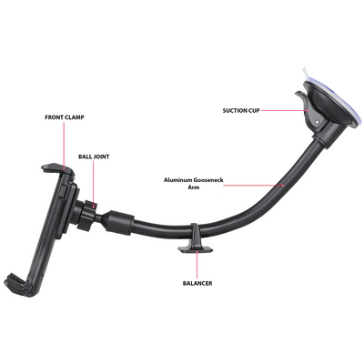 360° Universal Car Windshield Holder Desktop Mount For Cellphone