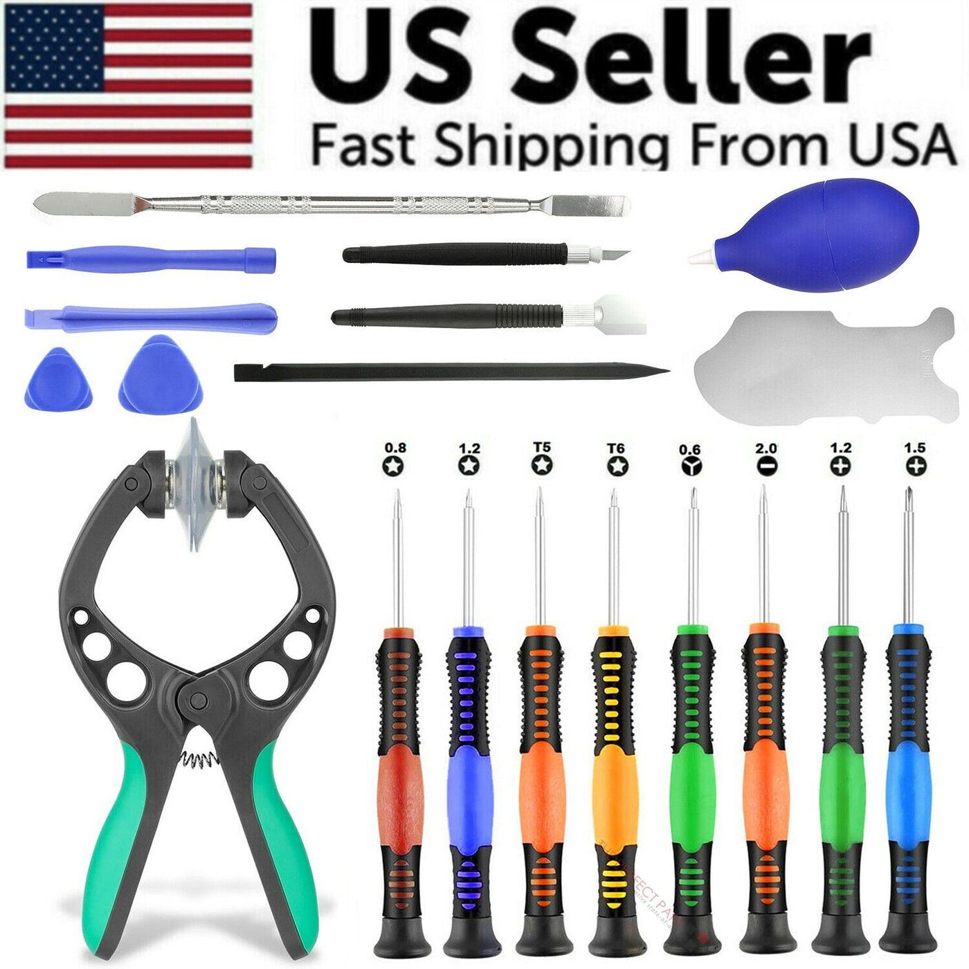 20 in 1 Mobile Phone Screen Opening Repair Tools Kit Screwdriver Set