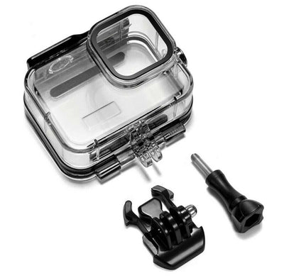 For GoPro Hero 11 10 9 Black Underwater Waterproof Housing Case Diving with mounting accessories.
