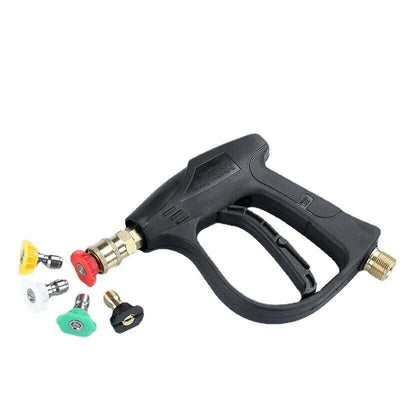 1/4" High Pressure Washer Gun 4000 PSI Car Wash Foam Spray Short Wand