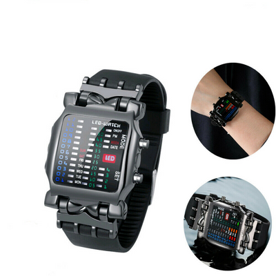 Luxury Men's Watch LED Sports Date Digital Bracelet Waterproof Quartz