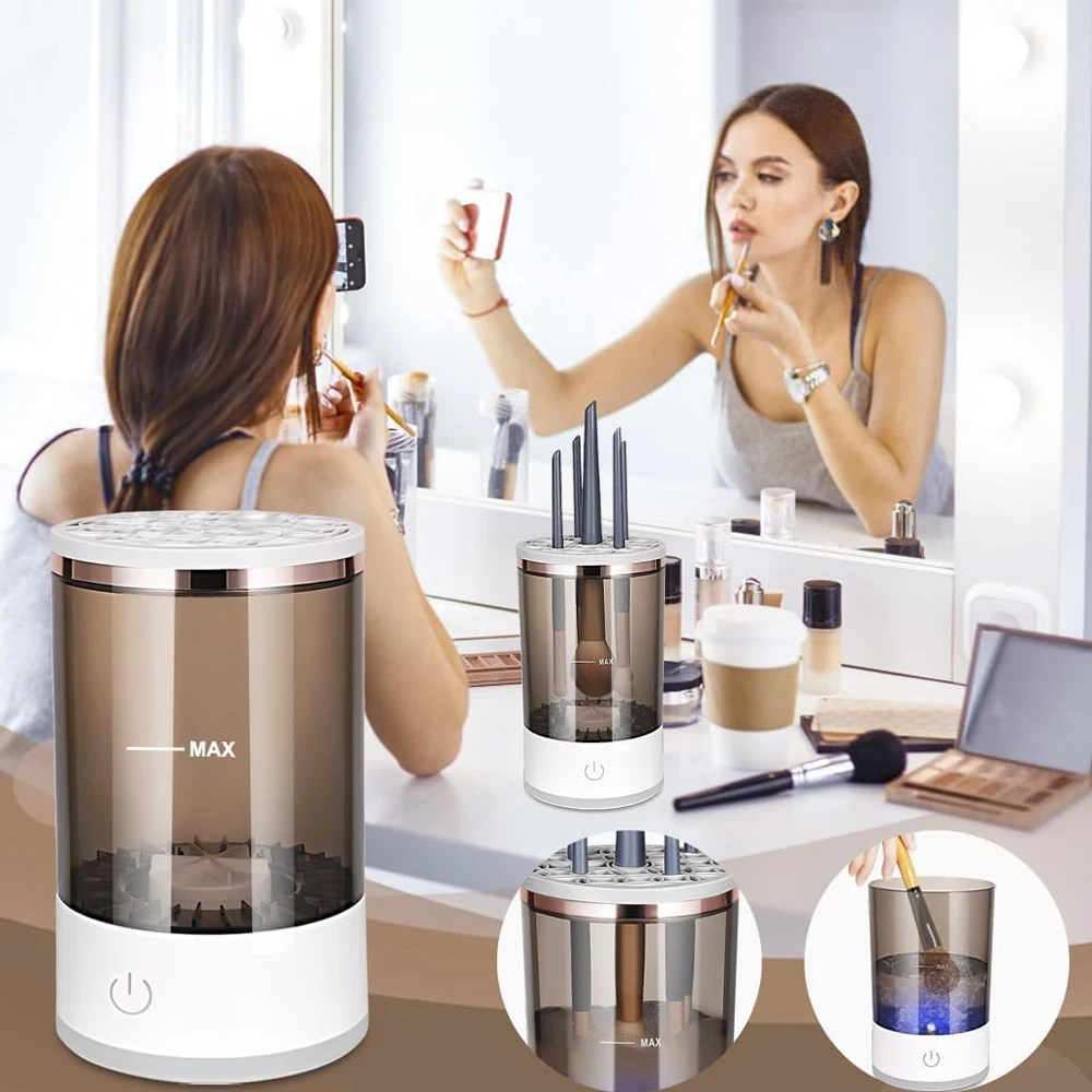 Automatic Brush Cleaner Electric Makeup Brush Cleaning Machine Fast