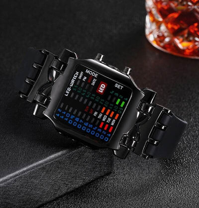 Luxury Men's Watch LED Sports Date Digital Bracelet Waterproof Quartz