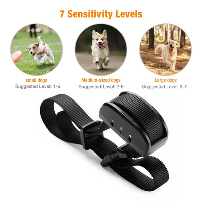 Automatic Anti Bark Barking Dog Shock Control Collar Device Large