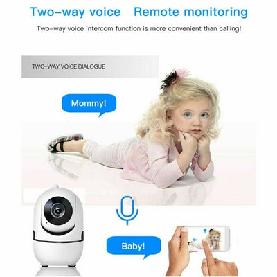 1080P WiFi Wireless Indoor Home Security Camera Night Vision Baby Pet