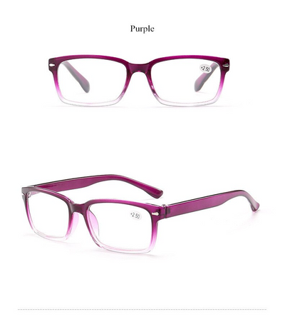 Reading Glasses Mens Womens Unisex Readers 4 PACK Square Frame New