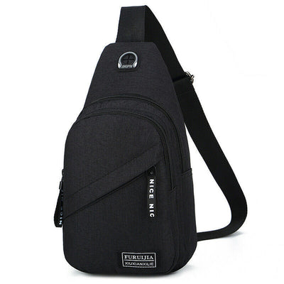 Men Women Sling Bag Chest Fanny Packs Cross Body Travel Sports