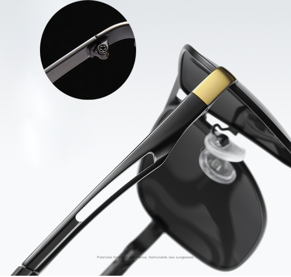 Mens Polarized Pilot Sunglasses Outdoor Driving UV400 Sun Glasses