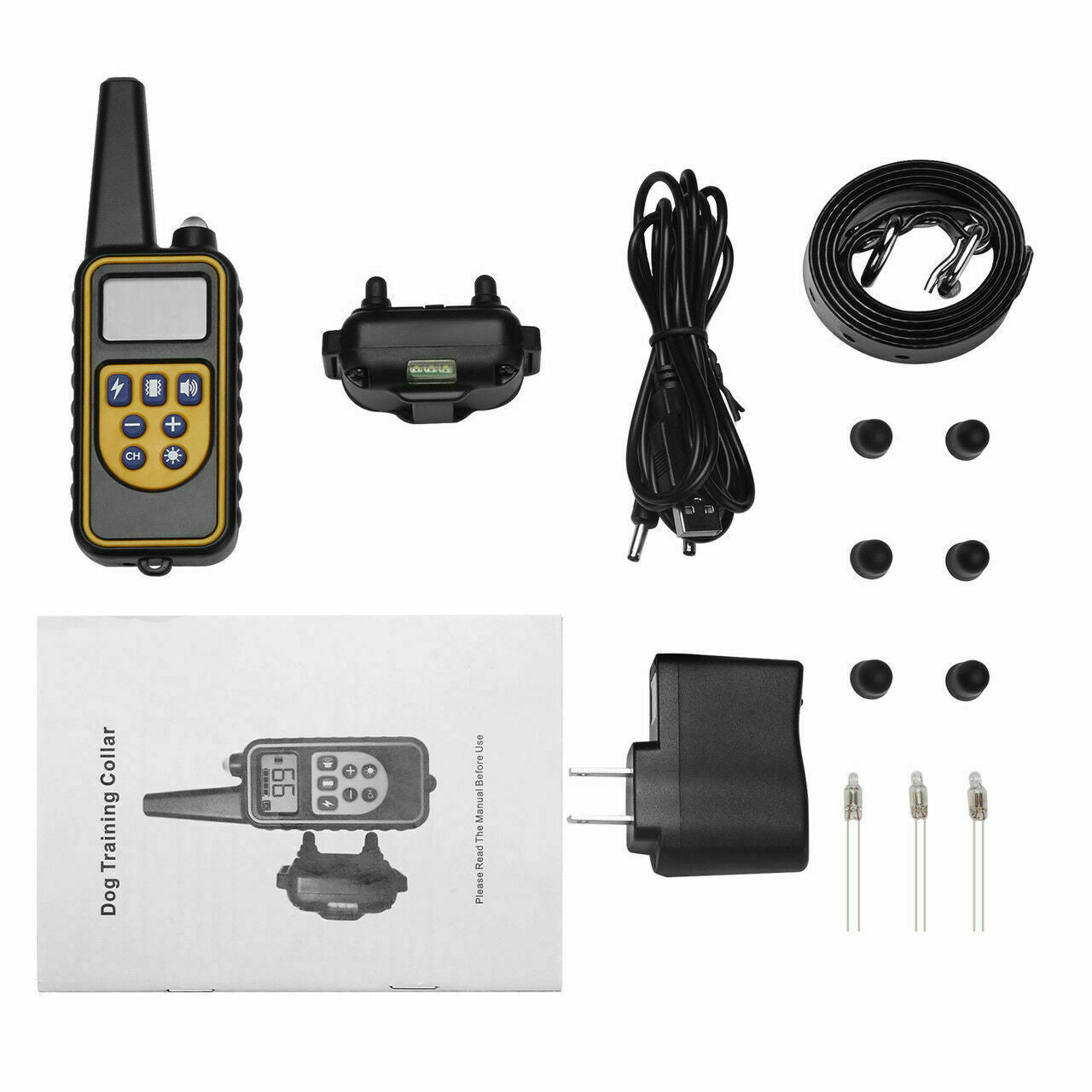 2700 FT Remote Dog Shock Training Collar Rechargeable Waterproof LCD