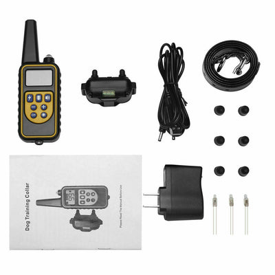 2700 FT Remote Dog Shock Training Collar Rechargeable Waterproof LCD