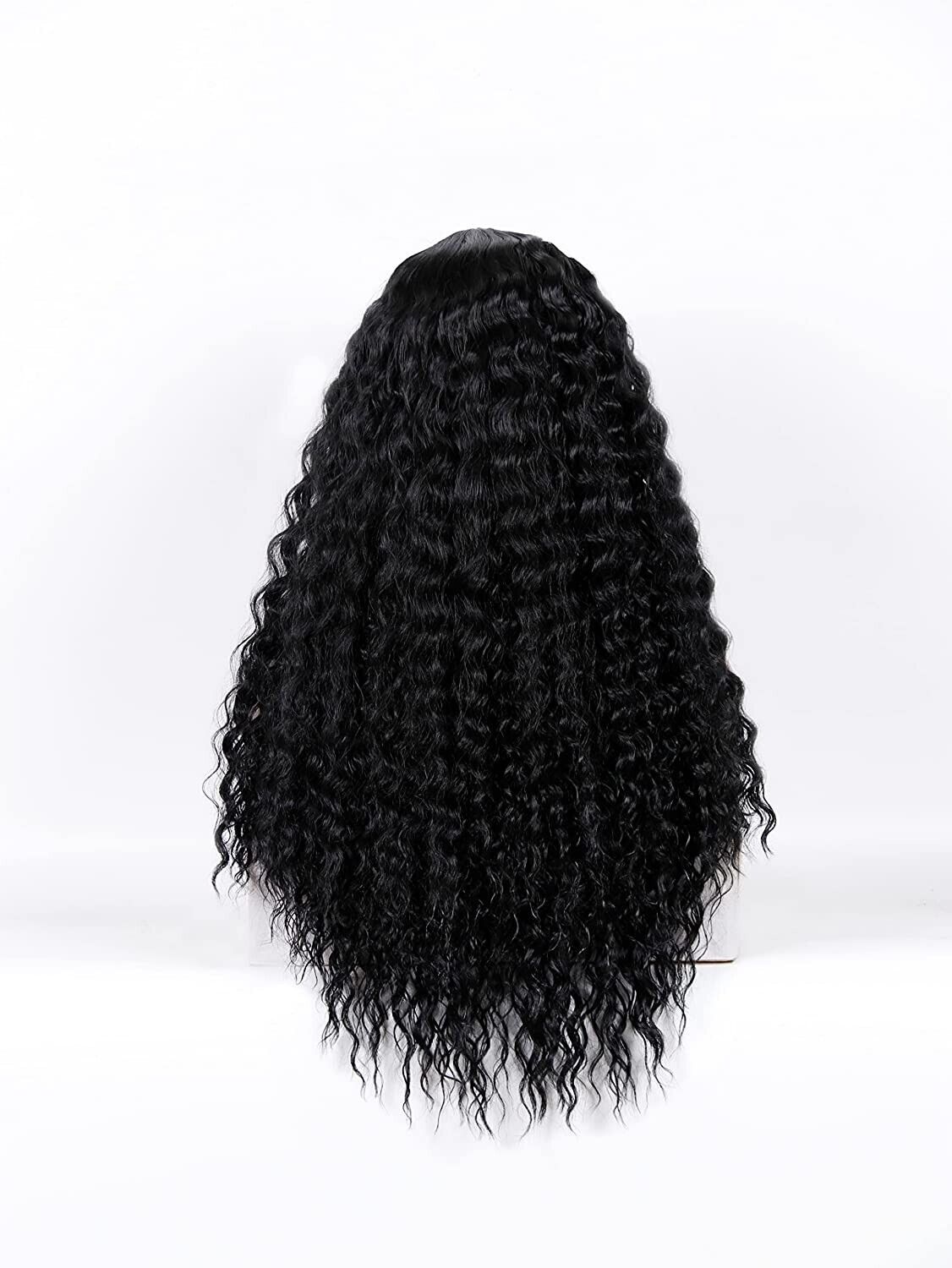 AA Hair Front Wig Womens Brazilian Human Long Curly Lace Wavy Hair