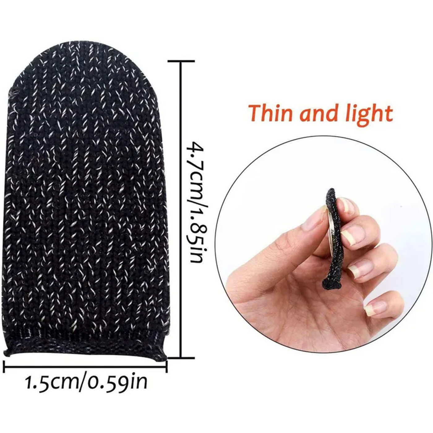 10 Pcs Screen PUBG Gaming Finger Sleeve Game Controller Mobile
