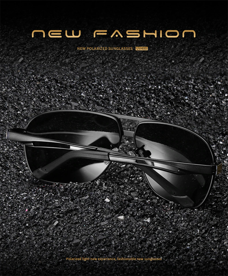 Mens Polarized Pilot Sunglasses Outdoor Driving UV400 Sun Glasses