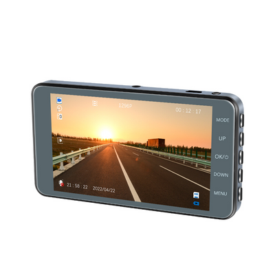 HD 1080P Car Dual Lens Dash Cam 4" DVR Recorder Front & Rear Camera