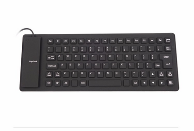 Waterproof Silicone Keyboard Foldable Flexible USB Dustproof DirtProof