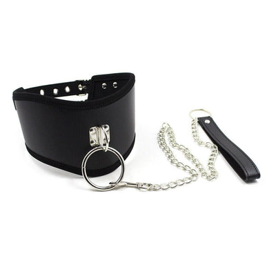 BDSM Bondage SM Kit Women Neck Collar Restraint Set Love Black Slave