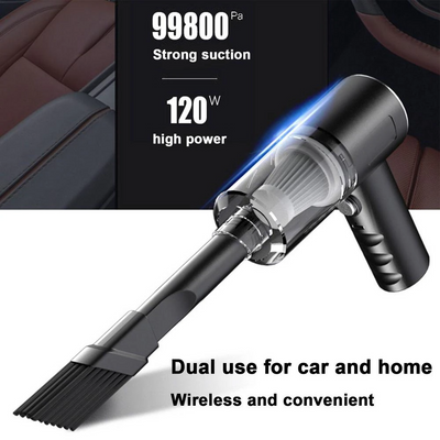 120W Cordless Handheld Vacuum Cleaner Small Mini Portable Car Auto
