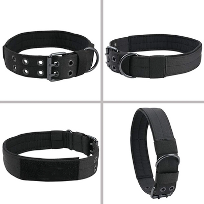 2" Wide Tactical Heavy Duty Nylon Large Dog Collar K9 Military With