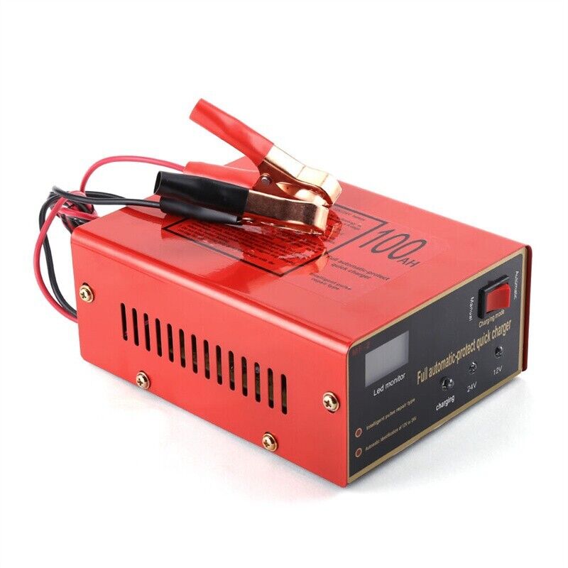 Maintenance Free Battery Charger 12V/24V 10A 140W Output For Electric