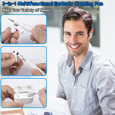 Cleaning Pen For Airpods Pro 1 2 Earphones Cleaner Kit Soft Brush Case