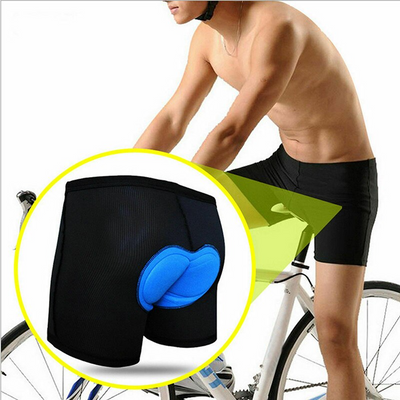 Men Women Cycling Shorts Bicycle Bike Underwear Pants With Sponge Gel for comfort during rides.