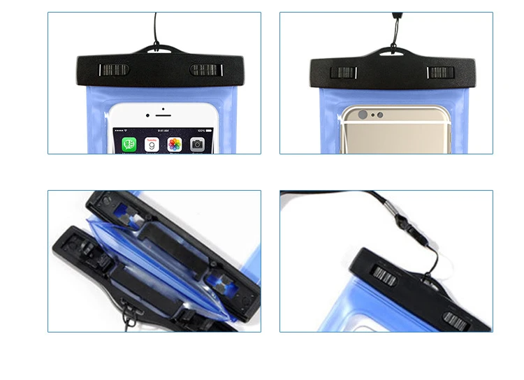 3 Pack Waterproof Floating Cell Phone Pouch Dry Bag Case Cover For