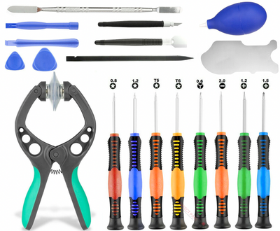 20 in 1 Mobile Phone Screen Opening Repair Tools Kit Screwdriver Set