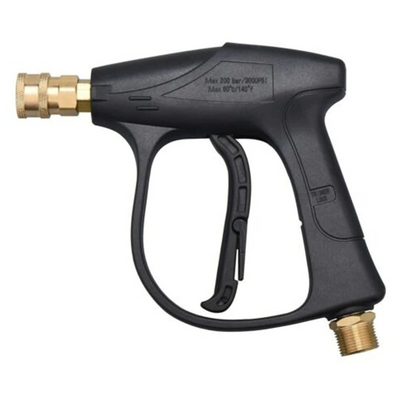 1/4" High Pressure Washer Gun 4000 PSI Car Wash Foam Spray Short Wand