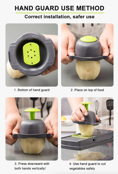 15-In-1 Vegetable Fruit Chopper Cutter Food Onion Veggie Dicer Slicer