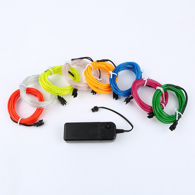 Neon LED Light Glow EL Wire String Strip Rope Tube Decor Car Party +